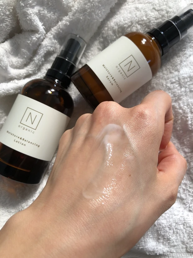 花粉ブロック効果大!メイクのりUP♡新生N organicセラムは保湿成分1.5倍増のマルチ美容乳液♡_4