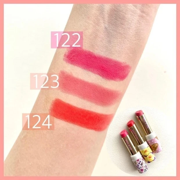ポール ＆ ジョー ボーテの2022春新色リップ_リップスティック CSのスウォッチ