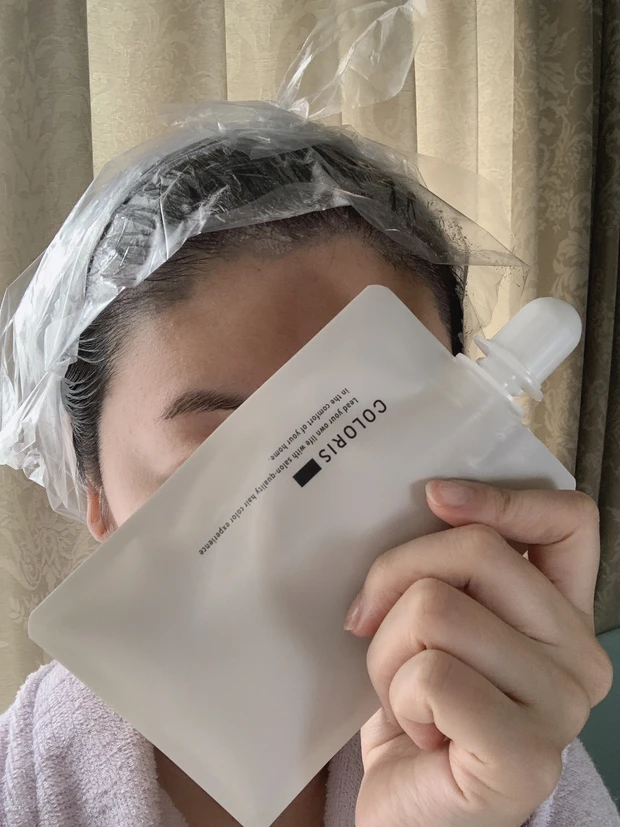 話題の【COLORIS（カラリス）】でセルフヘアカラーにチャレンジしてみました_4_3