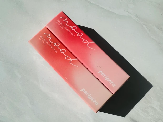 ペリペラのインクムードグロイティントの外箱