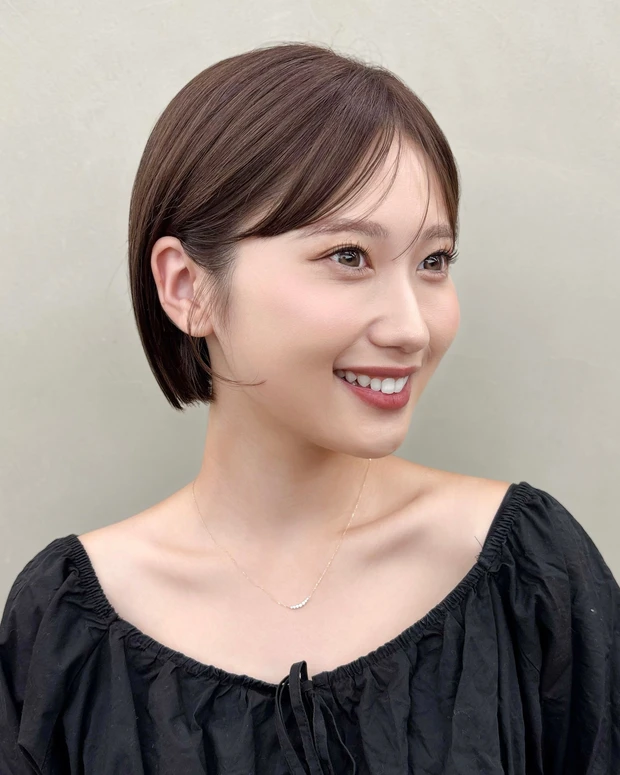 髪型　タッセルボブ　ボブヘア　ミニボブ　小顔ヘア　スタイリング