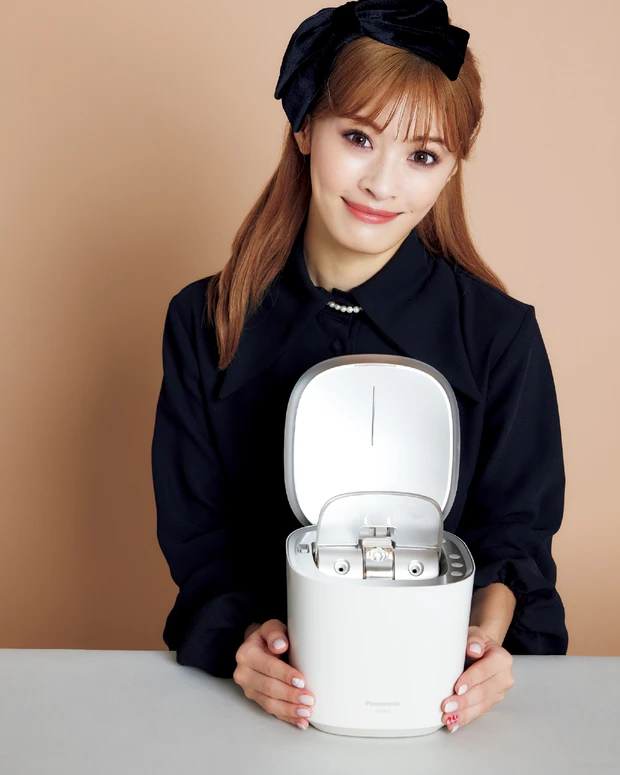 君島憂樹さん　パナソニック スチーマー ナノケア EH-SA0B