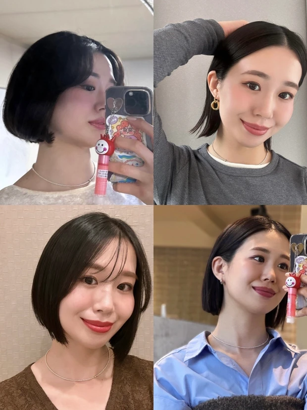 ボブ　外はねボブ　