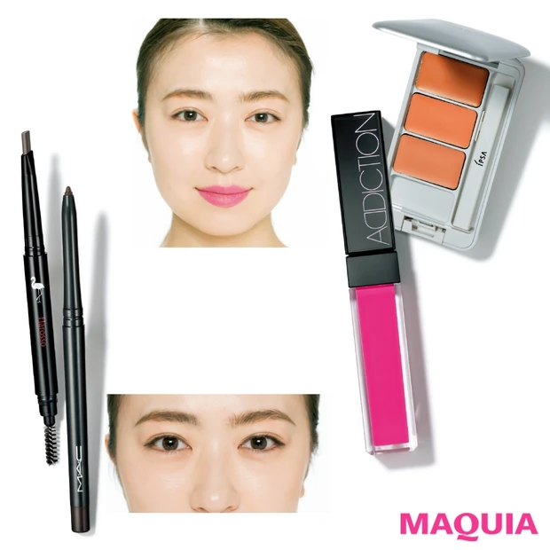 中山友恵さん&KUBOKIさん推薦! ポイントメイクの小顔コスメテク