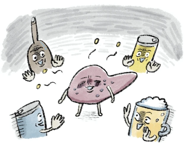 40代 飲酒 アル中 肝臓