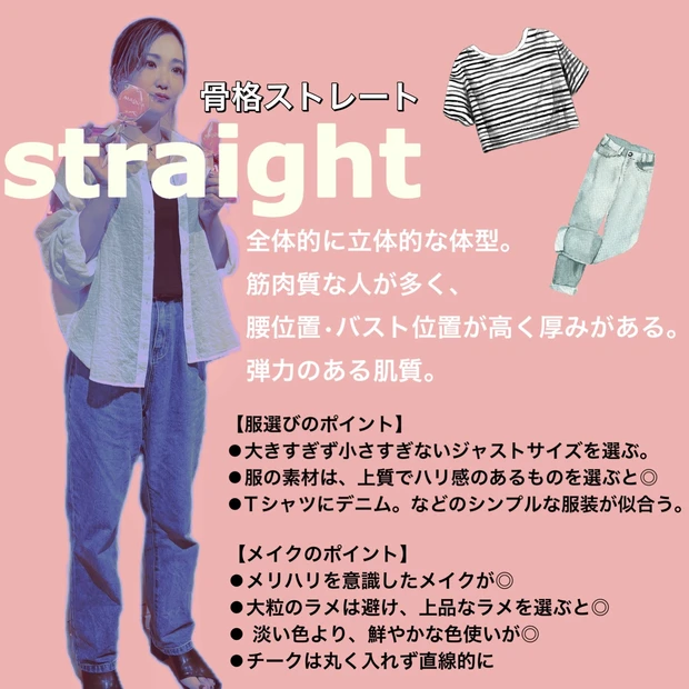 診断結果【骨格ストレート】