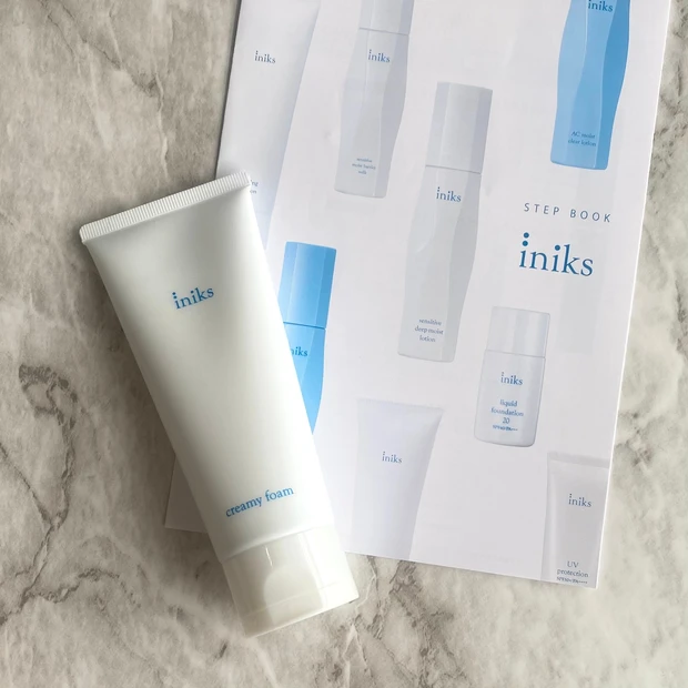 【大人敏感肌ケア】ヒルドイドの製薬会社マルホが手掛けるiniks(イニクス) クリーミィ フォームの弾力泡がすごかった!_2