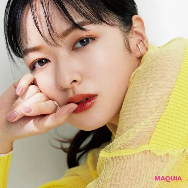 【プチプラアイシャドウ】「エクセル グリームオンフィットシャドウ GF04」を使ったおすすめメイク_オレンジのアイシャドウはアイラインを重ねて深みを