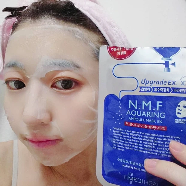 夏こそ保湿! 夏のこだわり美容❤️ メディヒール N.M.F アクアリング アンプル マスクパック _3