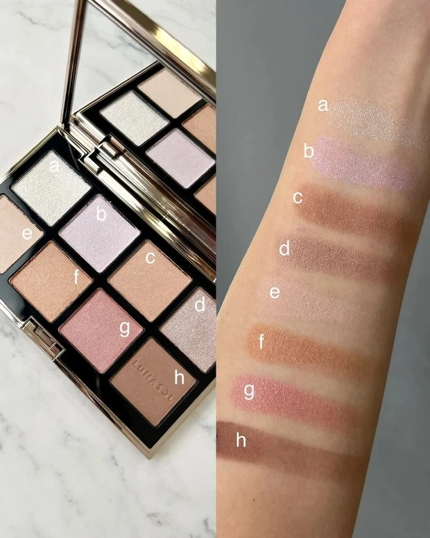 ルナソル アイカラーレーション スペシャルエディションをスウォッチ