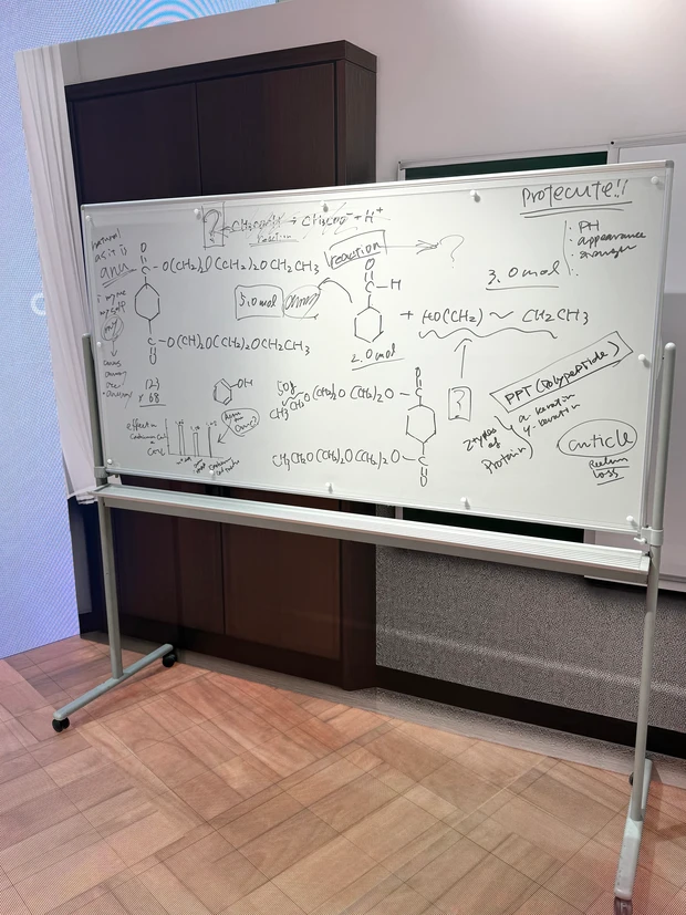 anummy(アニュミー) CM使用のホワイトボード