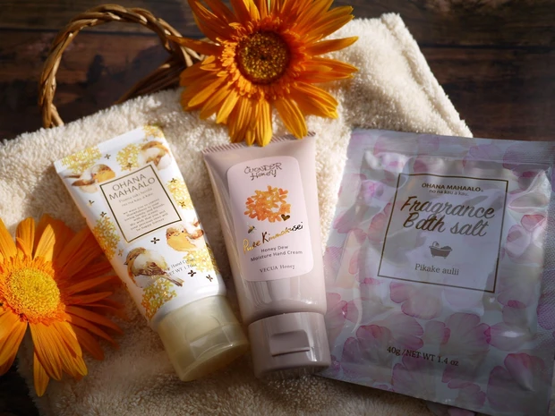 【限定】注目の金木犀コスメ!私が選んだハンドクリームは「オハナ・マハロ」と「ワンダーハニー」!_5