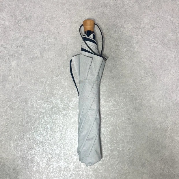 サンバリア100 3段折り 外ベルトでまとめた時のサイズ感