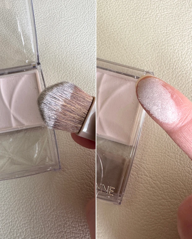 推しコス　マキアエディター　セザンヌ トーンフィルターハイライト 02 フィルターピンク スウォッチ