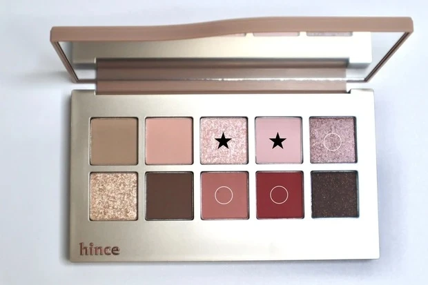 【おすすめ韓国アイシャドウ⑥】hince（ヒンス）ニューデップスアイシャドウパレット　06 チャンス・オン アイメイク