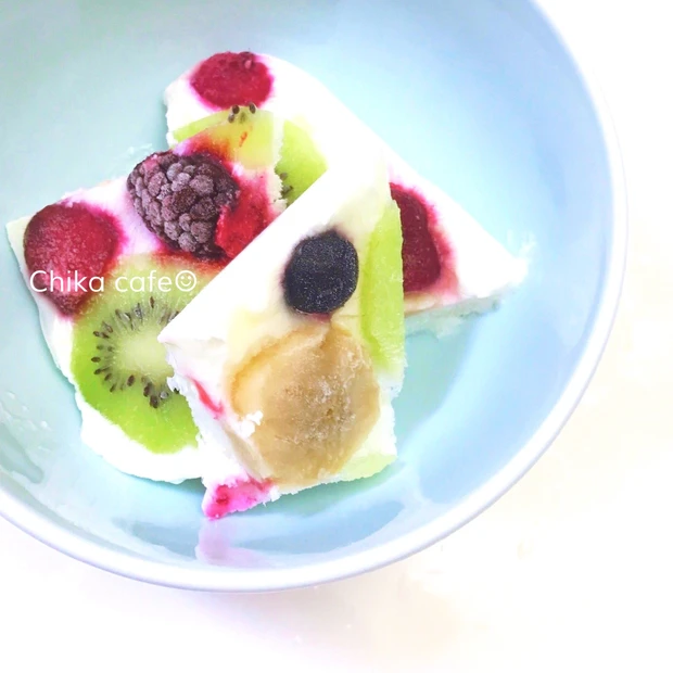 [ちかカフェ]SNSで流行中☆ヘルシーおやつヨーグルトバーク_2