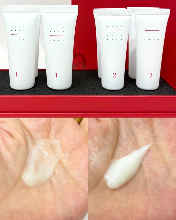 推しコス　マキアエディター　allume ウィークリーシステムトリートメント テクスチャー