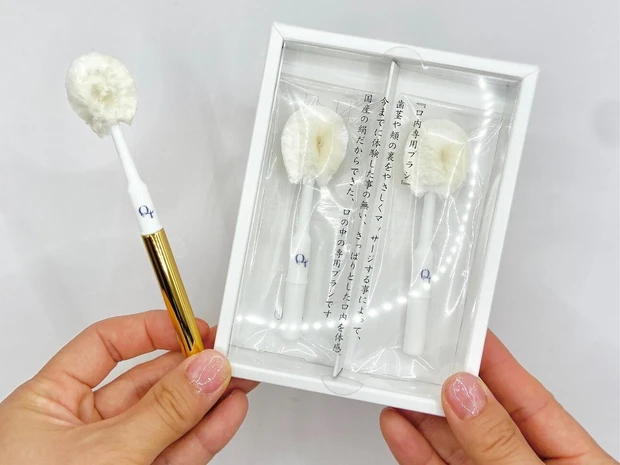 君島十和子さん愛用！シルク絹糸100％「口腔ケア」ブラシ買いました♪_4
