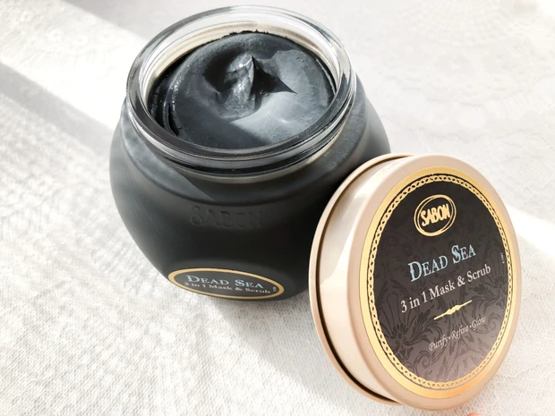 【SABON】12/26発売♡死海の泥と水でエイジングケア。漆黒のスクラブマスク_3