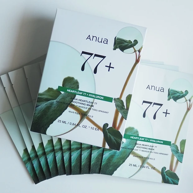 Anua ドクダミ77鎮静マスクパック 10枚入り