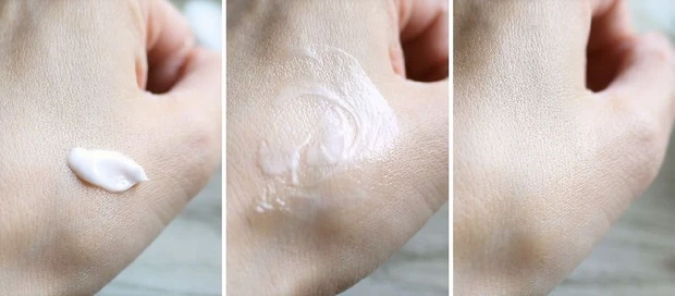 キュレル　フェイスクリーム　テクスチャー