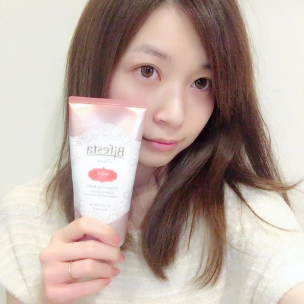 とろける温感バームで優しくマッサージしながらメイクオフ♡