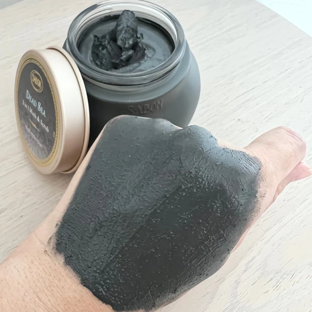 【死海の泥配合】SABON（サボン）漆黒クレイマスクで不要な角質・皮脂までオフ！ザラつきのない輝くようなツヤ肌へ【スペシャルケア】_5_2