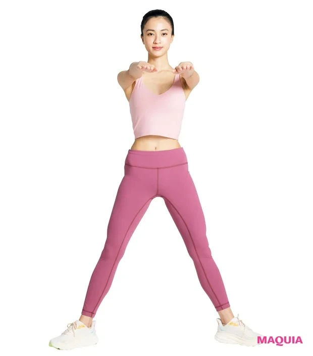 1.内ももを引き締める「ワイドスクワット」_1