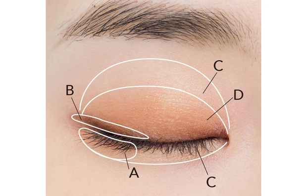 2026年春新作コスメ プチプラアイパレット エクセル スキニーリッチシャドウ N SK03 一重の塗り方