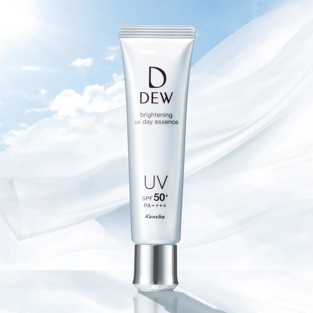 潤いを与えながら、紫外線からしっかり守る。DEWのブライトニングUV美容…