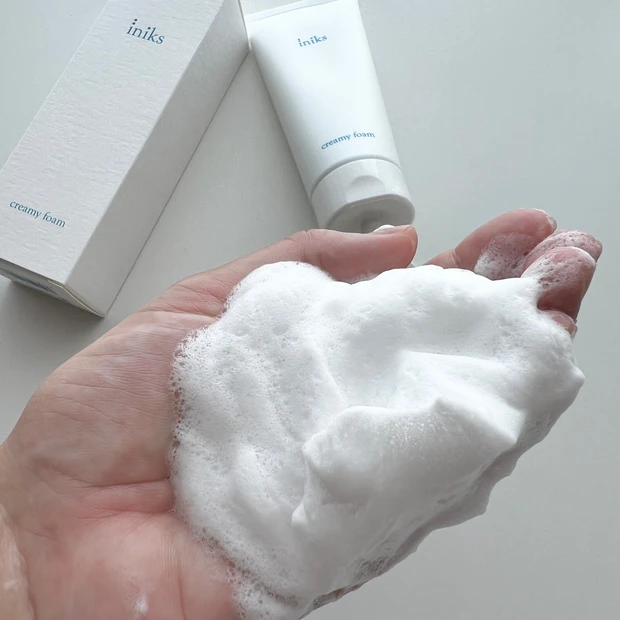 【大人の敏感肌に】iniks（イニクス）クリーミィ フォームで肌荒れ、大人ニキビをケアしながら不要な皮脂・汚れはオフ【マスク荒れにも】_3