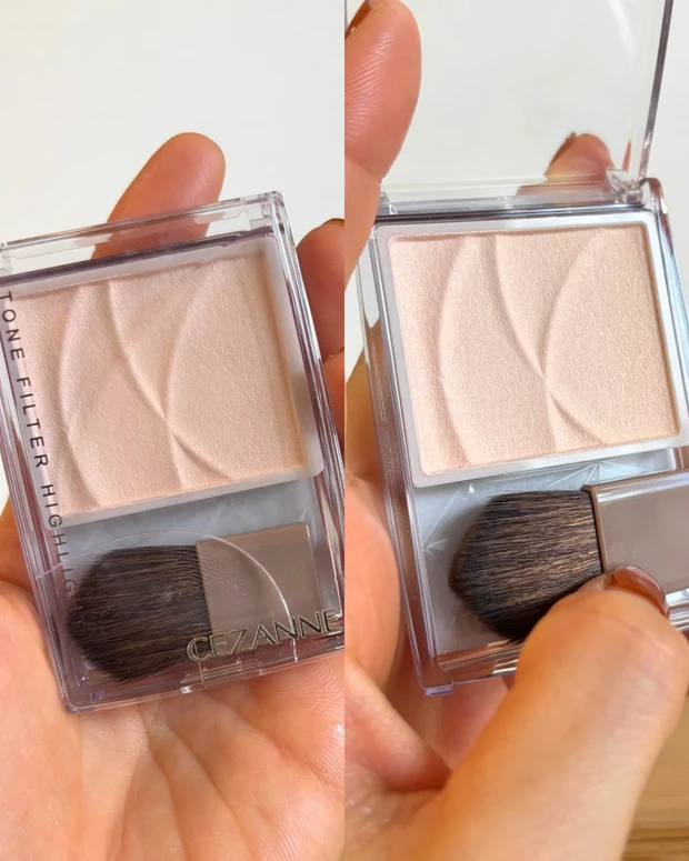 セザンヌ　ベースメイク　トーンフィルターハイライトこれ