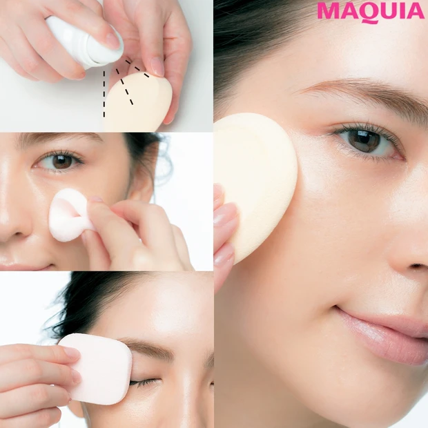 【あなたの知らないメイクスポンジの使い方】いつもの肌が見違える5つのテク…