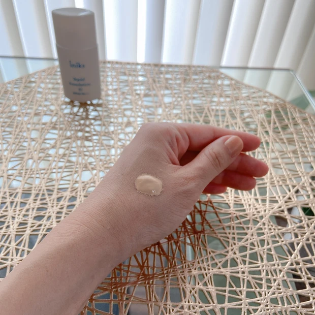 【ファンデも摩擦ダメージゼロへ🆓】製薬メーカーが作った“肌に負担をかけない”iniks(イニクス)「リキッド ファンデーション 10 ライトオークル」＆「クレンジング エマルジョン」_2_1