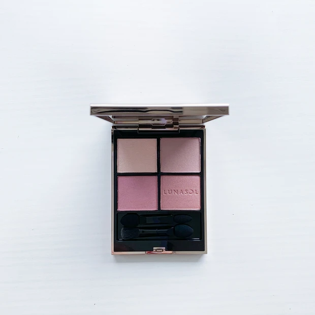 限定色レビュー｜LUNASOL アイカラーレーションN EX14 Tea Rose