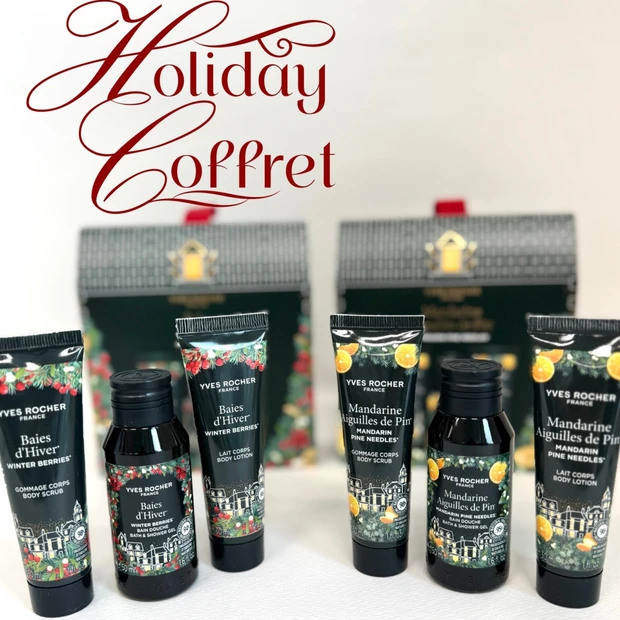 イヴ・ロシェのホリデーは「秘密のメゾン」がテーマ！ 2つの香りの限定アイテム登場【クリスマスコフレ2025】