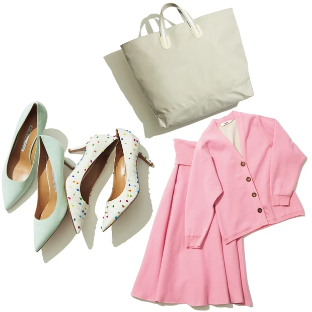 カラフルなパンプスやセットアップも気になる! 春めくファッションアイテム…