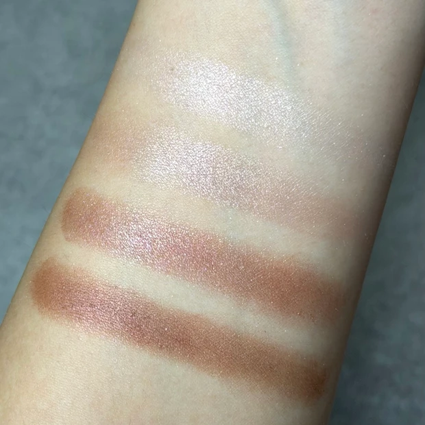  rom&nd（ロムアンド）07 モーヴホイップ 手元スウォッチ