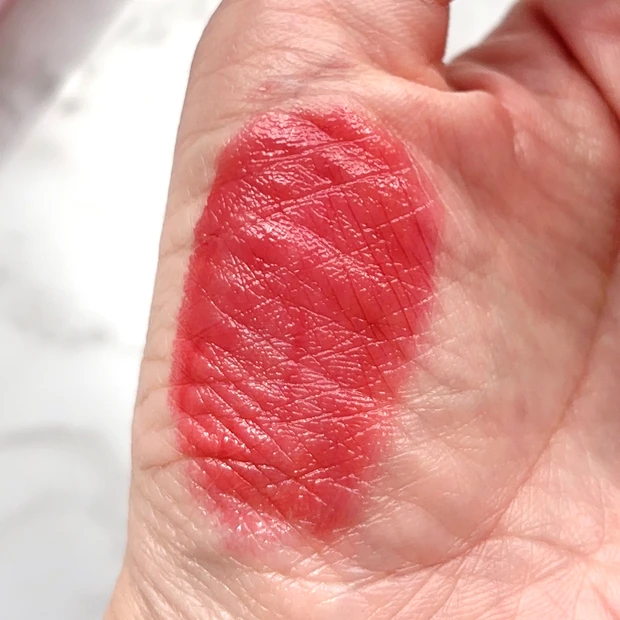 rom&nd（ロムアンド） ザ ジューシーラスティングティントの26 ミスティックピーチのスウォッチ