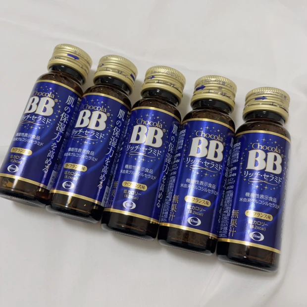 【年々気になる肌悩みに嬉しい３大美容成分がこの１本に】保湿力を高めるケアがドリンクタイプで手軽に摂り入れられるチョコラBB®︎リッチ・セラミドがおすすめ(^^)/_2