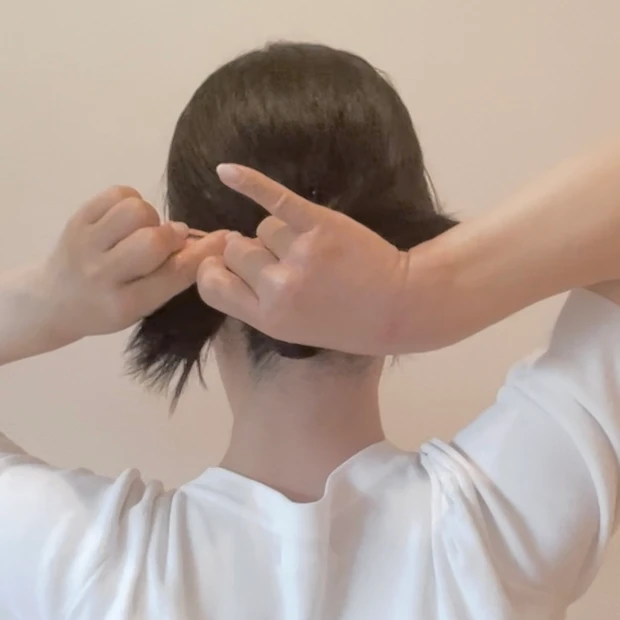 【2025年おすすめ】大人気の韓国ヘアアレンジ【カチモリ】の作り方!_4