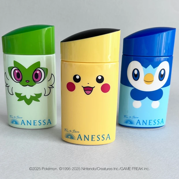 アネッサの日焼け止めとポケモンがコラボ！ ピカチュウ