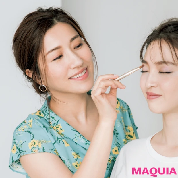 完璧メイク100%に格上げ！ 長井かおりさんの、後のせ仕上げテクを拝見