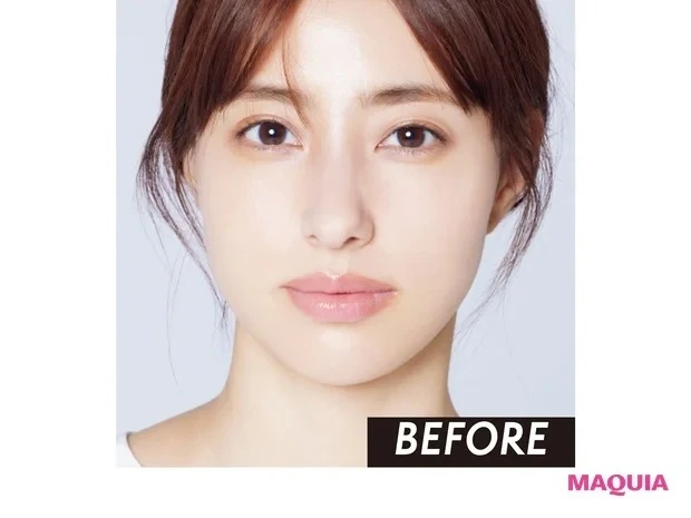 ぱっちり目を生かすアイライナー×マスカラの使い方_Before写真