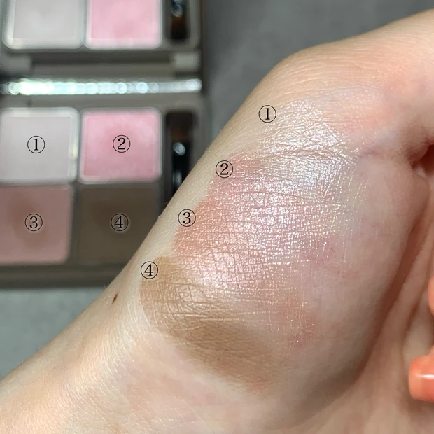 Ririmew リリミュウ インザミラーアイパレット 05ピンクスワン コスメスウォッチ