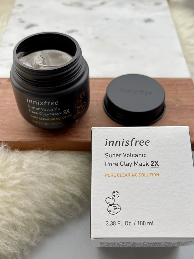  Innisfree(イニスフリー) スーパーヴォルカニック ポア クレイマスク 2X フェイスパック　韓国コスメ 