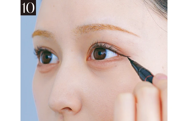 山本望叶さんのセルフメイクプロセス10