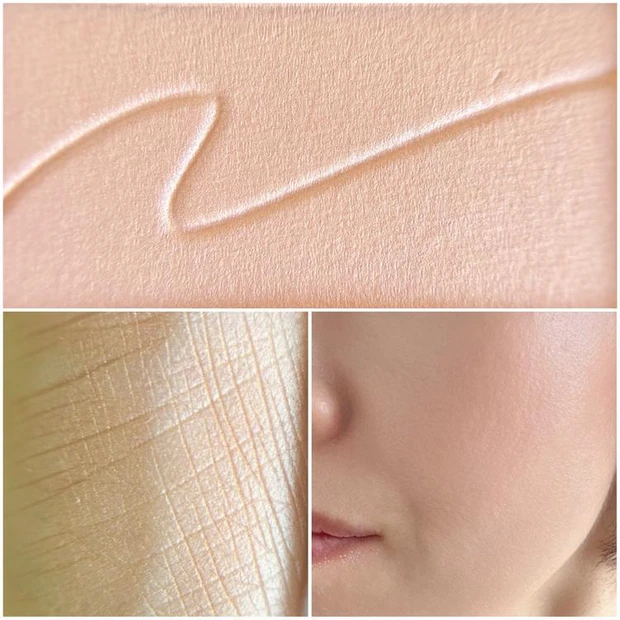 セザンヌ チーク チークブラッシュ 05メープルアプリコット イエベ スウォッチ