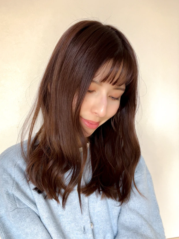 NEWヘアー♡春らしくブラウンピンクに♪_2