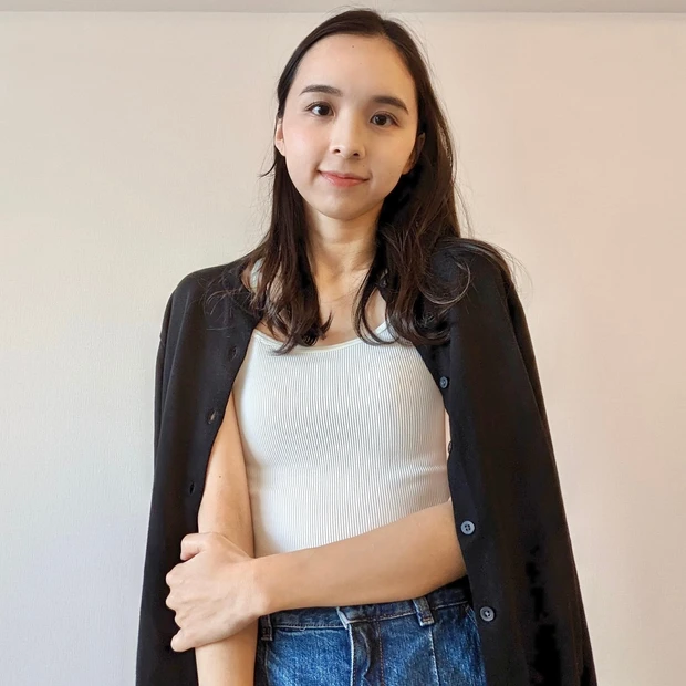 【ユニクロ】「UVカットクルーネックカーディガン」を着るだけで、紫外線90％カットの日焼け対策！【着用レビュー】_6_3